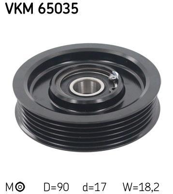 Galet tendeur de courroie d'accessoire SKF ref. VKM 65035